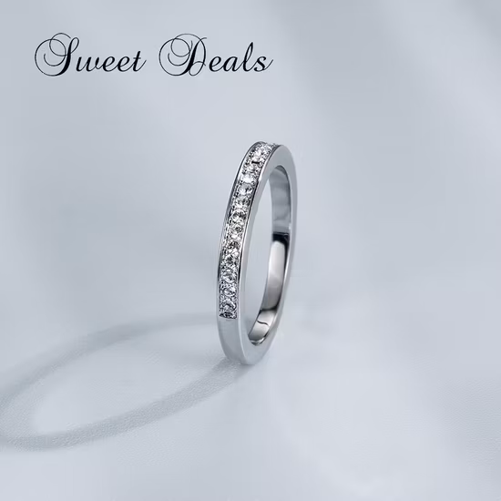 925 シルバー トリニティ リング ファッション ジュエリー 18K ローズ ゴールド ロジウム メッキ リング